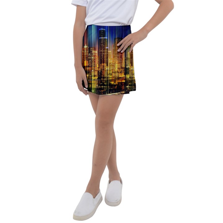 Skyline-light-rays-gloss-upgrade Kids  Tennis Skirt