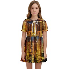 Skyline-light-rays-gloss-upgrade Kids  Sweet Collar Dress