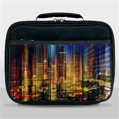 Skyline-light-rays-gloss-upgrade Lunch Bag by Jancukart