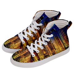 Skyline-light-rays-gloss-upgrade Men s Hi-top Skate Sneakers by Jancukart