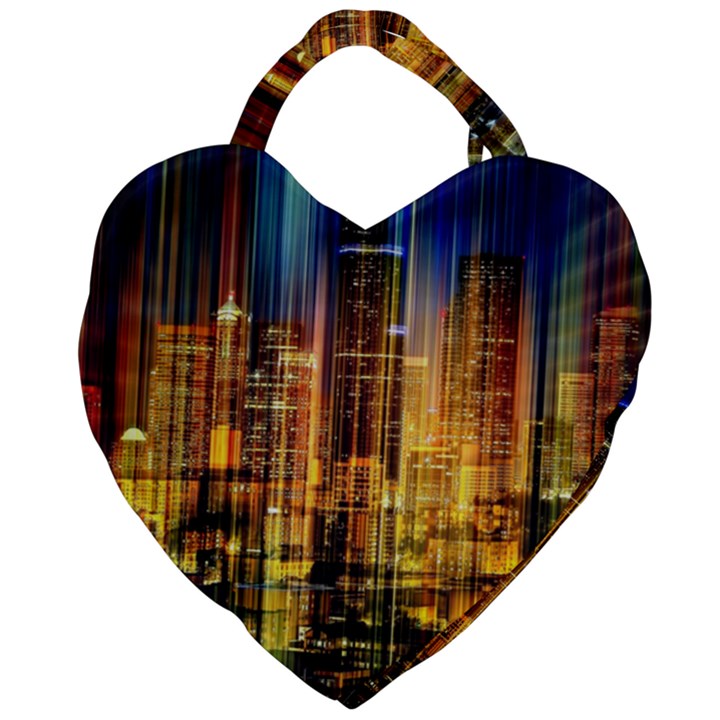 Skyline-light-rays-gloss-upgrade Giant Heart Shaped Tote