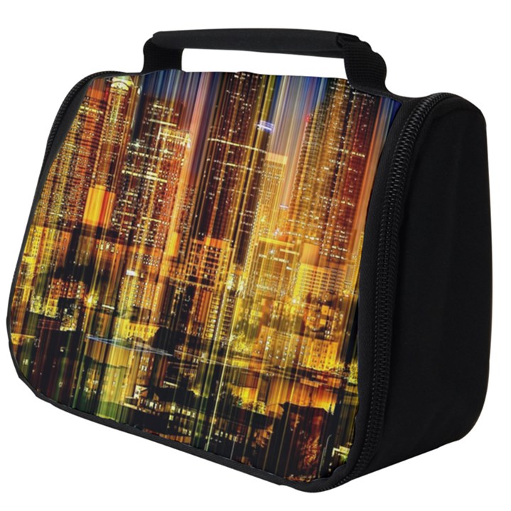 Skyline-light-rays-gloss-upgrade Full Print Travel Pouch (Big)