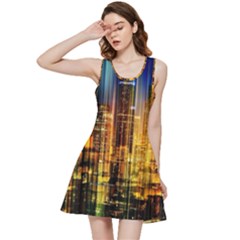 Skyline-light-rays-gloss-upgrade Inside Out Racerback Dress by Jancukart