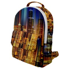 Skyline-light-rays-gloss-upgrade Flap Pocket Backpack (small) by Jancukart