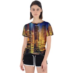 Skyline-light-rays-gloss-upgrade Open Back Sport Tee