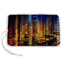 Skyline-light-rays-gloss-upgrade Pen Storage Case (l) by Jancukart