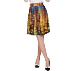 Skyline-light-rays-gloss-upgrade A-line Skirt