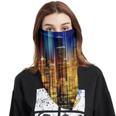 Skyline-light-rays-gloss-upgrade Face Covering Bandana (triangle)