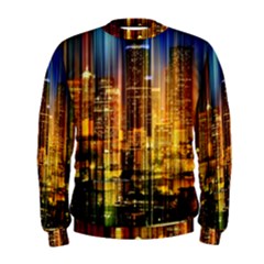 Skyline-light-rays-gloss-upgrade Men s Sweatshirt by Jancukart