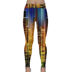 Skyline-light-rays-gloss-upgrade Classic Yoga Leggings by Jancukart