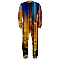 Skyline-light-rays-gloss-upgrade Onepiece Jumpsuit (men) by Jancukart