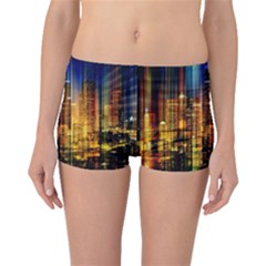 Skyline-light-rays-gloss-upgrade Boyleg Bikini Bottoms by Jancukart