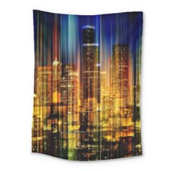 Skyline-light-rays-gloss-upgrade Medium Tapestry by Jancukart