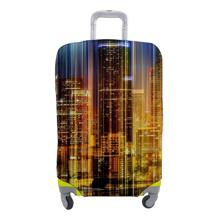 Skyline-light-rays-gloss-upgrade Luggage Cover (Small)