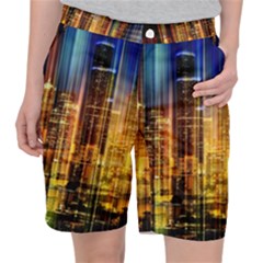 Skyline-light-rays-gloss-upgrade Pocket Shorts by Jancukart