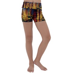 Skyline-light-rays-gloss-upgrade Kids  Lightweight Velour Yoga Shorts