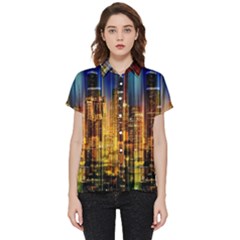 Skyline-light-rays-gloss-upgrade Short Sleeve Pocket Shirt