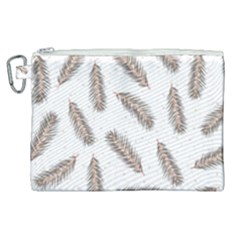 Christmas-seamless-pattern-with-gold-fir-branches Canvas Cosmetic Bag (xl)