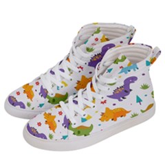 Dinosaurs-seamless-pattern-kids 003 Men s Hi-top Skate Sneakers by nate14shop