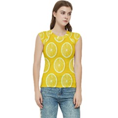 Lemon-fruits-slice-seamless-pattern Women s Raglan Cap Sleeve Tee by nate14shop