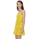 Lemon-fruits-slice-seamless-pattern Short Frill Dress View2