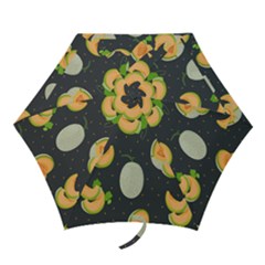 Melon-whole-slice-seamless-pattern Mini Folding Umbrellas by nate14shop