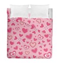 Scattered-love-cherry-blossom-background-seamless-pattern Duvet Cover Double Side (Full/ Double Size) View2