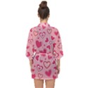 Scattered-love-cherry-blossom-background-seamless-pattern Half Sleeve Chiffon Kimono View2