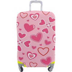 Scattered-love-cherry-blossom-background-seamless-pattern Luggage Cover (large)