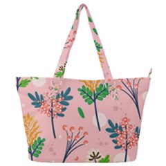 Seamless-floral-pattern 001 Full Print Shoulder Bag by nate14shop