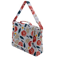 Seamless-floral-pattern Box Up Messenger Bag by nate14shop