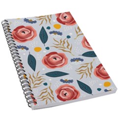 Seamless-floral-pattern 5 5  X 8 5  Notebook by nate14shop