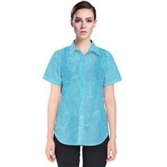 Seamless-pattern Women s Short Sleeve Shirt