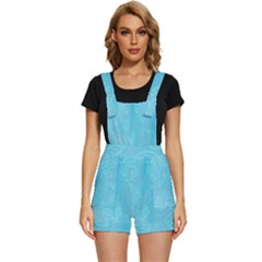 Seamless-pattern Short Overalls by nate14shop