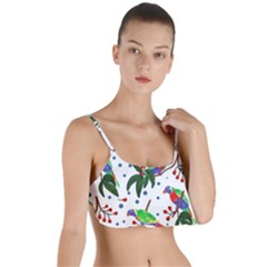 Seamless-pattern-with-parrot Layered Top Bikini Top  by nate14shop