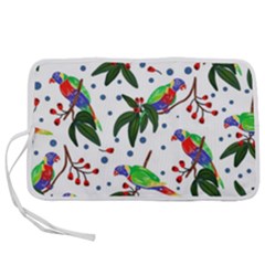 Seamless-pattern-with-parrot Pen Storage Case (l) by nate14shop