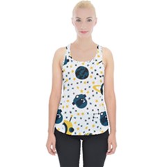 Seamless-pattern-with-spaceships-stars 002 Piece Up Tank Top