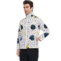 Seamless-pattern-with-spaceships-stars 002 Men s Bomber Jacket View3