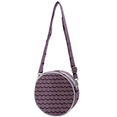 House-roof Crossbody Circle Bag by nate14shop