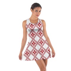 Christmas-pattern-design Cotton Racerback Dress