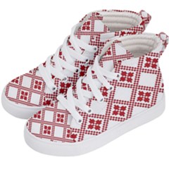 Christmas-pattern-design Kids  Hi-top Skate Sneakers by nate14shop