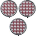 Christmas-pattern-design Mini Round Pill Box (Pack of 3) View1