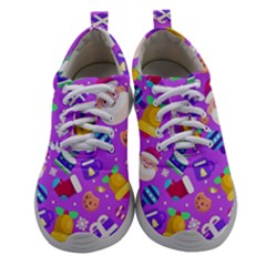 Flat-christmas-pattern-design Athletic Shoes by nate14shop