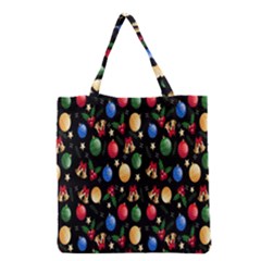 Gradient-christmas-pattern-design Grocery Tote Bag