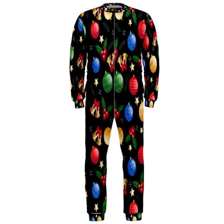 Gradient-christmas-pattern-design OnePiece Jumpsuit (Men)