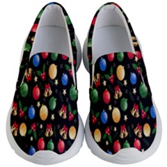 Gradient-christmas-pattern-design Kids Lightweight Slip Ons by nate14shop