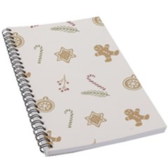 Hand-drawn-christmas-pattern 5 5  X 8 5  Notebook by nate14shop