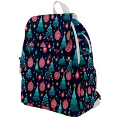 Hand-drawn-flat-christmas-pattern Top Flap Backpack by nate14shop