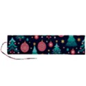 Hand-drawn-flat-christmas-pattern Roll Up Canvas Pencil Holder (L) View1