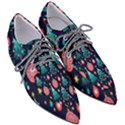 Hand-drawn-flat-christmas-pattern Pointed Oxford Shoes View3